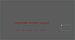 Desktop Screenshot of boucherie-proux.com